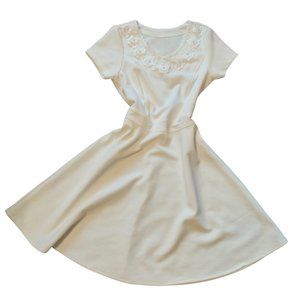 White Vintage Dress Size S